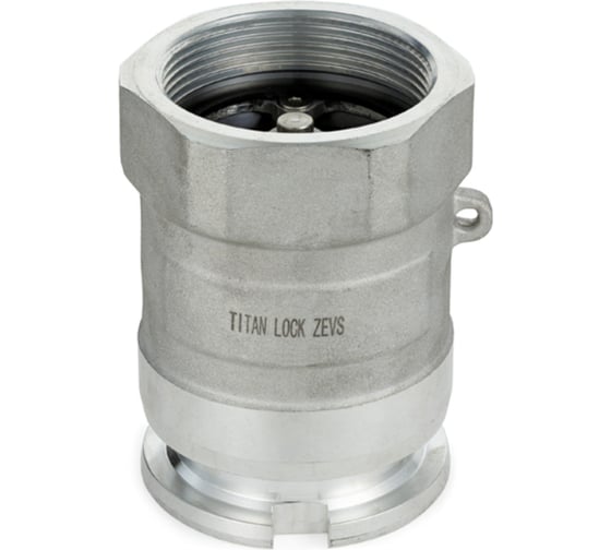 Соединение TITAN LOCK ZEVS ("сухой" разъем) ниппель, 3in, BSP, материал алюминий TLDDA300-AL