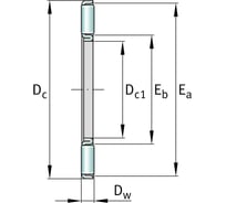 Подшипник DINROLL AXK0821 2001001375751