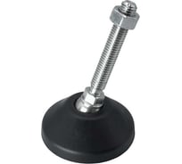 Регулируемая опора Алтервиа черная M8x50 до 360 кг, упаковка 4 штуки A00021.1105008050.4