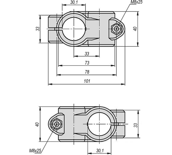 Крестовой зажим KIPP K0472.53030