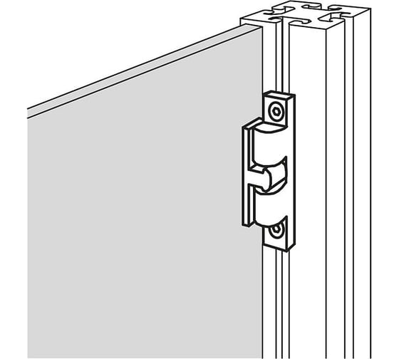 Двухшариковая защелка KIPP K0583.70