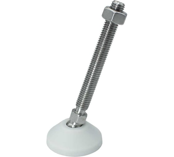 Регулируемая опора серая Алтервиа M12x100 до 800 кг упаковка 2 штуки A00021.2105012100.2 1