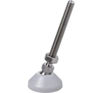 Регулируемая опора серая Алтервиа M10x90 до 500 кг упаковка 2 штуки A00021.2104510090.2