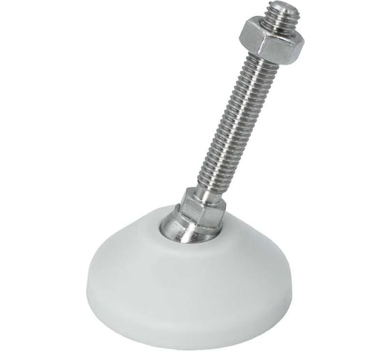 Регулируемая опора серая Алтервиа M8x50 до 360 кг упаковка 2 штуки A00021.2105008050.4 1