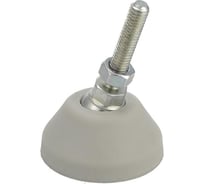 Регулируемая опора серая Алтервиа M6x30 до 200 кг упаковка 2 штуки A00021.2104006030.4