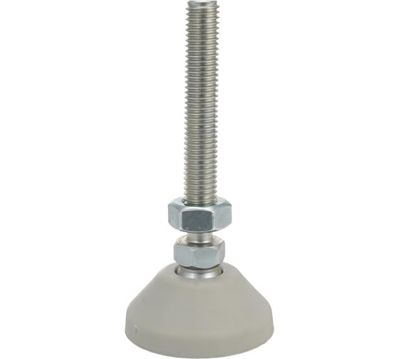 Регулируемая опора серая Алтервиа M10x70 до 500 кг упаковка 2 штуки A00021.2104510070.4