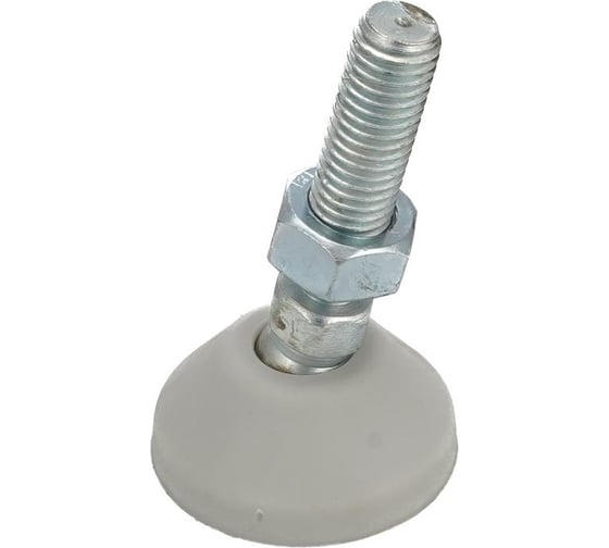 Регулируемая опора серая Алтервиа M12x45 до 800 кг упаковка 2 штуки A00021.2104512045.2 1