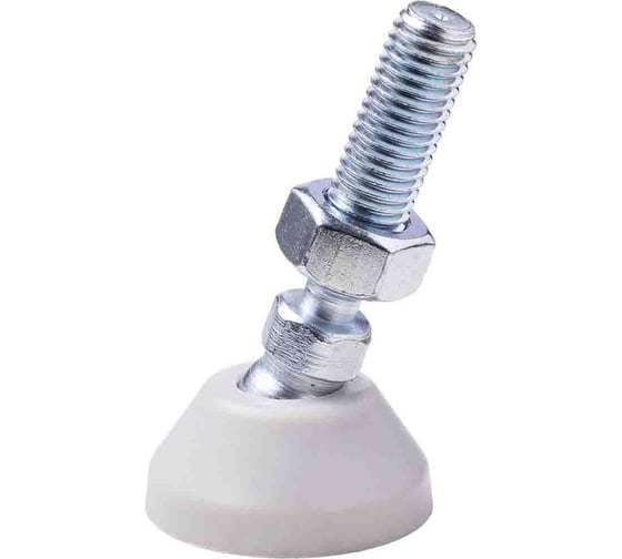Регулируемая опора серая Алтервиа M12x45 до 800 кг упаковка 2 штуки A00021.2104012045.2 1