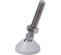 Регулируемая опора серая Алтервиа M12x66 до 800 кг упаковка 2 штуки A00021.2104512066.4