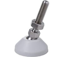 Регулируемая опора серая Алтервиа M10x45 до 500 кг упаковка 2 штуки A00021.2104510045.2