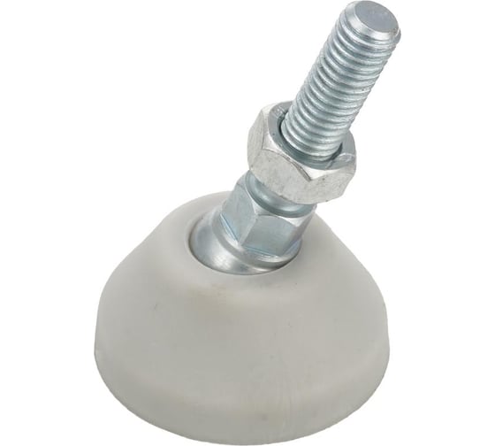 Регулируемая опора серая Алтервиа M8x30 до 360 кг упаковка 2 штуки A00021.2104008030.4 1