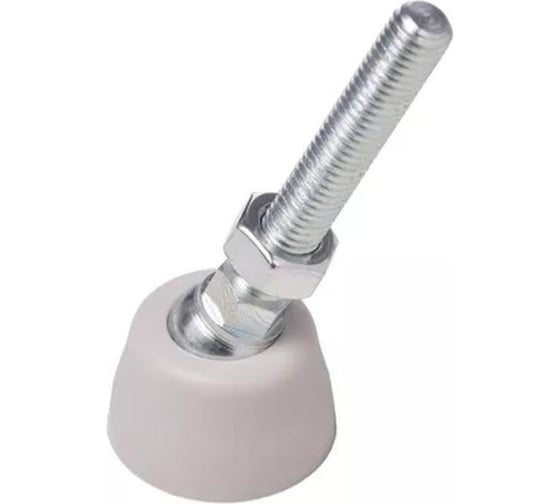 Регулируемая опора серая Алтервиа M8x50 до 360 кг упаковка 2 штуки A00021.2103008050.2 1