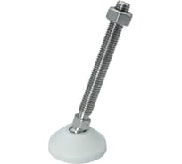 Регулируемая опора серая Алтервиа M12x100 до 800 кг, нержавеющая сталь, упаковка 4 штуки A00021.2205012100.4