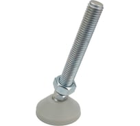 Регулируемая опора серая Алтервиа M14x100 до 900 кг, нержавеющая сталь, упаковка 4 штуки A00021.2205014100.4