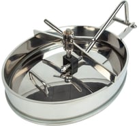 Люк овальный ТПК «Московия» 530x430x75 мм, давление до 3 бар, уплотнение EPDM, AISI304 ЛО-530епдм