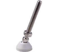 Регулируемая опора серая Алтервиа M12x100 до 800 кг, нержавеющая сталь, упаковка 2 штуки A00021.2204012100.2