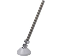 Регулируемая опора серая Алтервиа M10x150 до 500 кг, нержавеющая сталь, упаковка 2 штуки A00021.2204510150.2