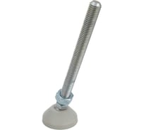 Регулируемая опора серая Алтервиа M12x125 до 800 кг, нержавеющая сталь, упаковка 4 штуки A00021.2204512125.4