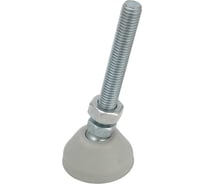 Регулируемая опора серая Алтервиа M10x70 до 500 кг, нержавеющая сталь, упаковка 2 штуки A00021.2204010070.2