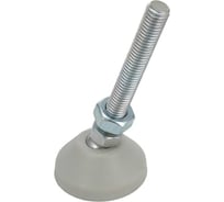 Регулируемая опора серая Алтервиа M10x70 до 500 кг, нержавеющая сталь, упаковка 4 штуки A00021.2204510070.4