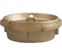 Соединение TankWagen (4"; 100 мм; заглушка для муфты; латунь) TITAN LOCK TLVB100BR