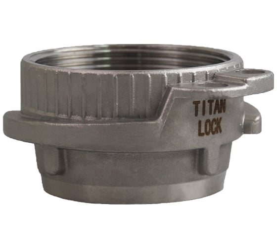 Соединение TankWagen (3"; 80 мм; штуцер папа; нержавеющая сталь) TITAN LOCK TLVK80SS