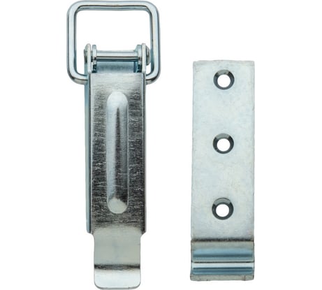 Замок для ящика с выгнутой ответной частью VORMANN 138х47 мм, оцинкованный 01202130/9030