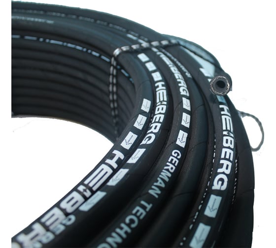 Рукав высокого давления HEIBERG Dn16 DIN EN853 1SN 5, рост 8",W.P 210 BAR, 100 м 0001SN16