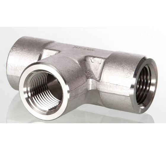 Тройник из нержавеющей стали с внутренними резьбами Hy-Lok npt 1/4 H-STA-4N 1