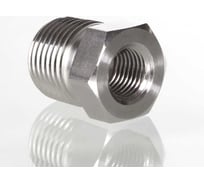 Понижающий переходник из нержавеющей стали с наружной на внутреннюю резьбу Hy-Lok npt 1/2 - npt 1/4 H-SHB-8-4N