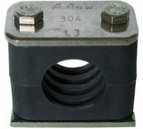 Зажим легкой серии на двух болтах A-Flow 44.5 мм, корпус из полиамида, остальные элементы из углеродистой стали SLNA-644.5