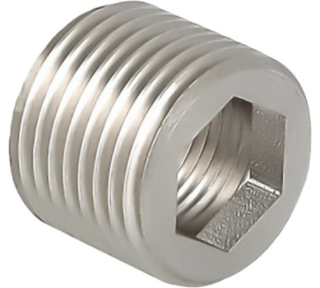 Заглушка из нержавеющей стали Hy-Lok с наружной резьбой NPT 1/4", материал - нержавеющая сталь ss316 H-SPA-4N