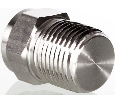 Заглушка из нержавеющей стали Hy-Lok 316s с наружной резьбой NPT 1/2" H-SPB-8N