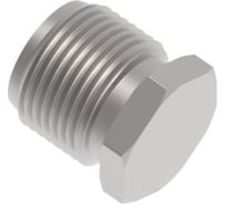 Заглушка с наружной резьбой из нержавеющей стали Hy-Lok zcr 1/4", ra=0,25м H-ZP-4-B