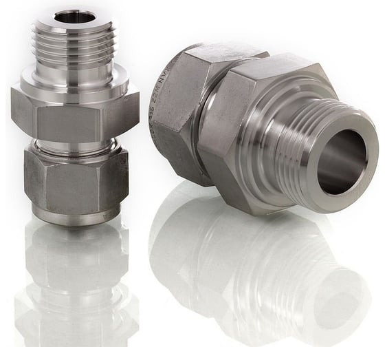 Штуцер с наружной резьбой Hy-Lok o.d. 10 мм, М20x1.5 COM-10M-M20x1,5P 1