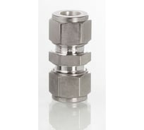 Соединитель равнопроходной из нержавеющей стали 15 мм CUA-15M