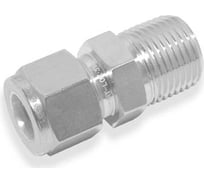 Штуцер с наружной резьбой из нержавеющей стали Hy-Lok o.d. 1/8 - rt 1/8 CMC-2-2R