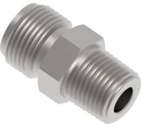 Штуцер с наружными резьбами из нержавеющей стали Hy-Lok zcr 1/4 - npt 1/4, ra=0,25м H-ZMC-4-4N-B