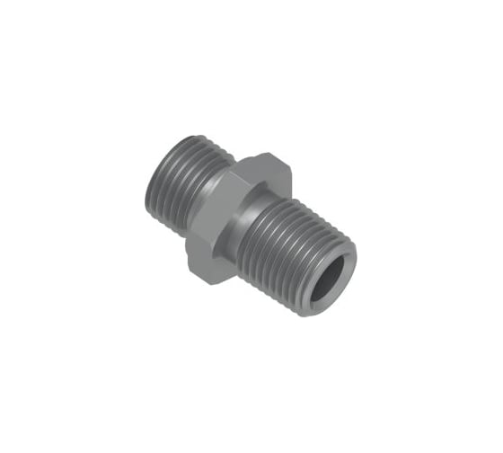 Резьбовой ниппель из нержавеющей стали Hy-Lok с наружными резьбами 3/8NPT - 3/8g H-SNA-6NG 1