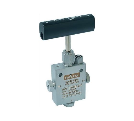 Вентиль hiflux прямой Hy-Lok давление 1034 бар, 1/4 NPT NVNVS04-S