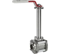 Криогенный шаровый кран TITAN LOCK нержавеющая сталь 304, под приварку PN16, DN 40 TL40CBVW16-S