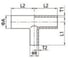 Тройник переходной под приварку TITAN LOCK DN40/DN32, нержавеющая сталь 316 TLTE40/32SS 2