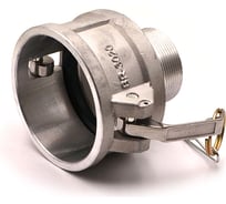 Камлок переходной алюминиевый HIMPT В-4030 (МАМА 100мм + нар. резьба 75мм) 4" х 3" 00-00012103