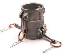 Камлок переходной алюминиевый HIMPT DD-200 (МАМА 50мм + МАМА 50мм) 2" х 2" 00-00012304