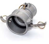 Камлок переходной алюминиевый HIMPT DD-300 (МАМА 75мм + МАМА 75мм) 3" х 3" 00-00012306