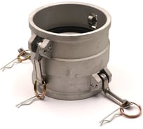 Камлок переходной алюминиевый HIMPT DD-400 (МАМА 100мм + МАМА 100мм) 4" х 4" 00-00012307