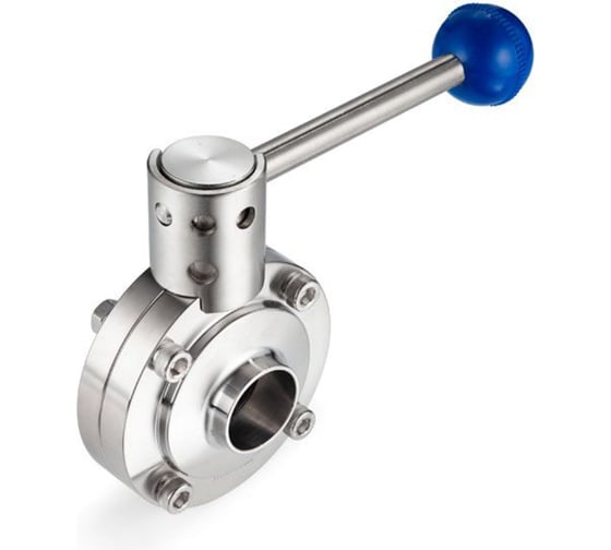 Затвор дисковый нержавеющий (AISI304) DN150, типа сварка-сварка, TITAN LOCK TLSD150WDS 1