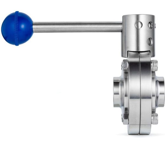 Затвор дисковый нержавеющий (AISI304) DN150, типа сварка-сварка, TITAN LOCK TLSD150WDS