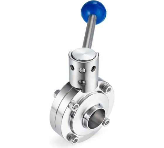 Затвор дисковый нержавеющий (AISI304) DN150, типа сварка-сварка, TITAN LOCK TLSD150WDS