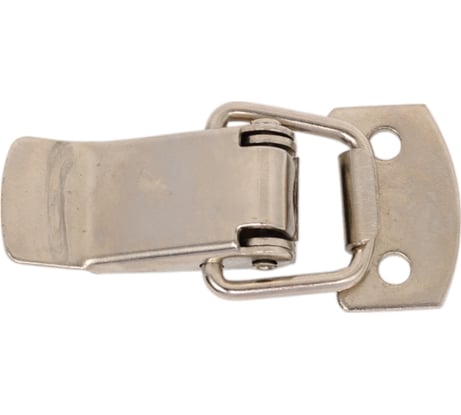 Защелка чемоданная с пружиной MFK-TORG плоской 007 38 4 мм, никель комплект Z/Ч/007